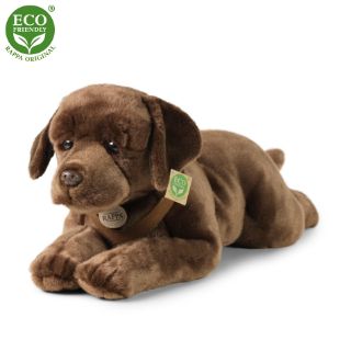 Obrázek z Pes labrador hnědý ležící plyš 61cm  